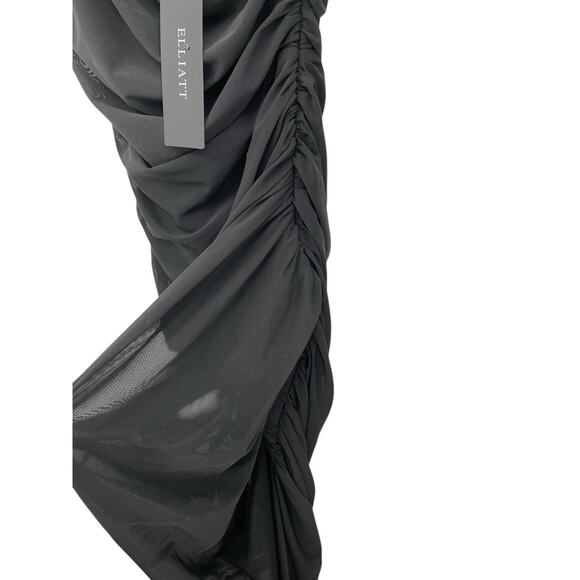NWT Elliatt Genie One Shoulder Dress Black Size Medium - Picture 6 of 15